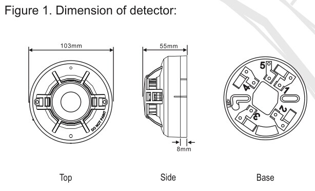 Conventional Heat Detector：WT105