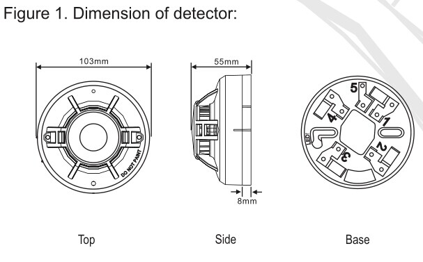 Conventional Smoke & Heat Detector FT103