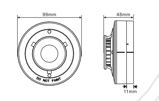 DC Powered Wire-In Combustible Gas Detector GA543C