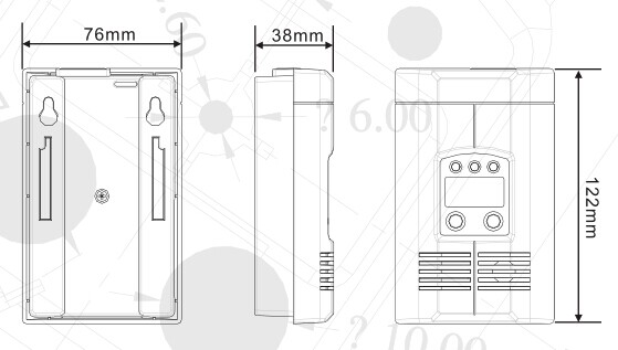 DC Powered Wire-In Combustible Gas Detector