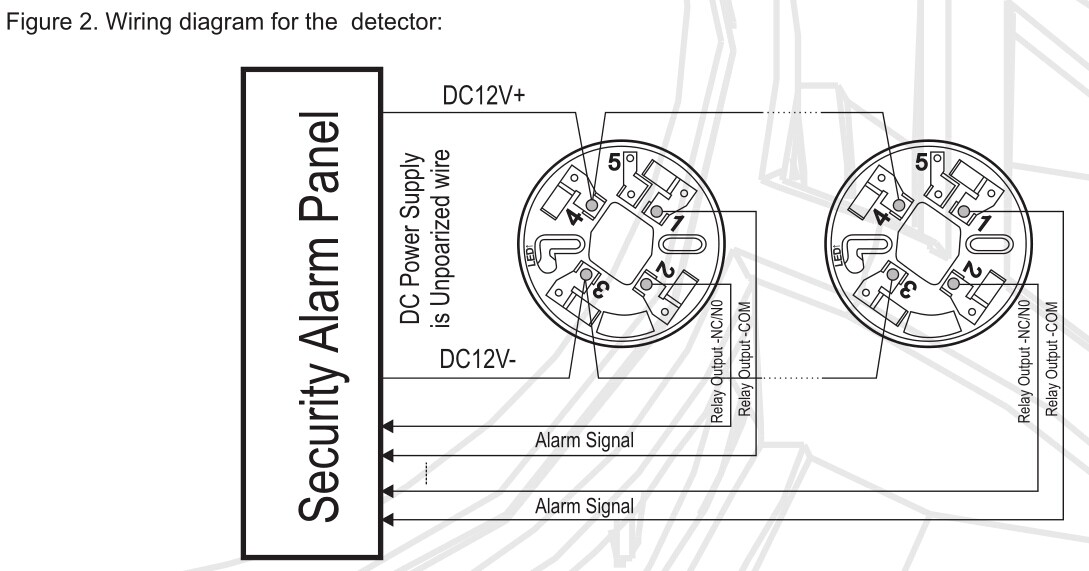 4-Wire Heat Detector with Relay Output  WT145